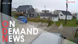Hurricane-Strength Winds Reach Canada