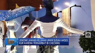 Jokowi Jawab Keluhan UMKM Susah Akses KUR