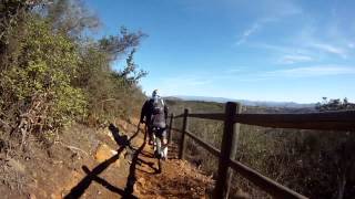 40 Miles Mountain Bike Ride. Black Mountain to Lake Hodges on 03/09/2014