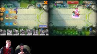 JT + Infinitiman Fortress Fued Side by SIde SICK Battles! Castle Clash
