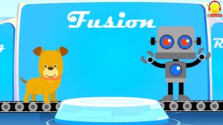 หมารวมร่างกับหุ่นยนต์ Dog Robot Fusion Animation + เพลงหมาน้อย