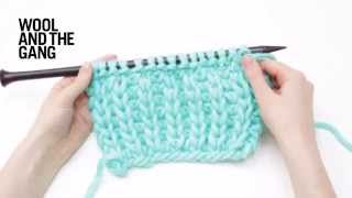 How to Knit: Mock Fisherman's Rib