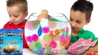 АКУЛА в Аквариуме с РОБОРЫБКАМИ Игры Для Детей РОБОФИШ обзор Robofish game for kids Unboxing toys