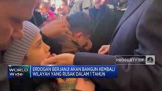 Kunjungi Wilayah Gempa Turki, Erdogan Dikritik