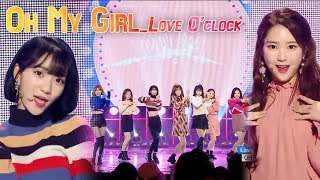 [Comeback Stage] OH MY GIRL - Love O'Clock, 오마이걸 - 러브어클락 Show Music core 20180113
