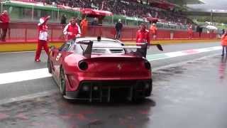 Ferrari 599XX EVOがレース中に大クラッシュ
