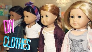 DIY CLOTHES! | American Girl No-Sew Clothes & Accessories