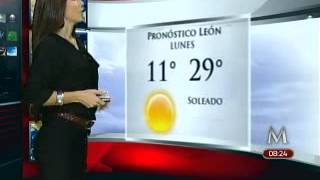 El reporte meteorológico por Marcela Mistral