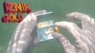 Dedektörle İznik gölünde altın aradık balık kızarttık,treasure