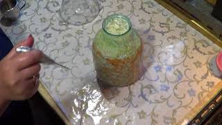 СКОРОСТНОЙ  способ  КВАШЕНИЯ капусты . ВКУСНЕЙШАЯ КАПУСТА .