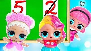ЛИЛИ РЕШАЕТ весь класс СДАЕТ! Мультик #ЛОЛ СЮРПРИЗ школа