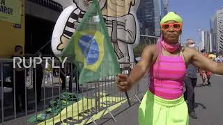 Brazil: Protesters in Sao Paulo call for Bolsonaro"s removal from office