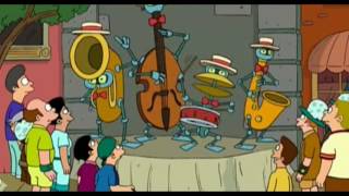 Futurama 01x02 Na měsíc a dál