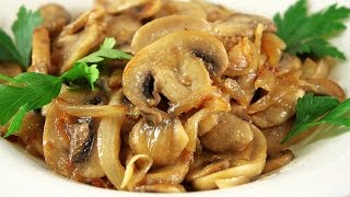 Шампиньоны Жареные с Луком. И от Чего я Шарахалась в Италии))