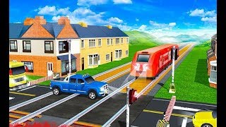 Мультик про машинки и поезда. ПЕРЕКРЕСТОК - новые мультики для детей. Cars and Trains