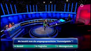 Mareile Höppner - 26.06.2015 - Gefragt - Gejagt HD - Green Blouse, Leather Pants & Silver Heels