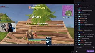 Ninja Loses His 30-kill Game (Fornite)
