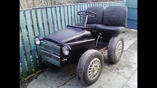 Обзор мини трактора Иж 56 / Hand Made Minitractor