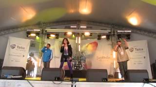 ESCKAZ live in Malmö: Who See feat. Nina Žižić (Montenegro) - Igranka (at Eurovillage)