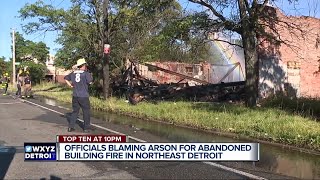 Investigators Believe arson is cause of building fire