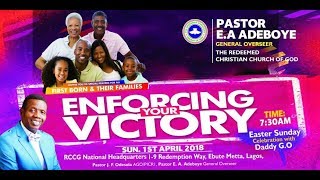 APRIL 2018 THANKSGIVING SERVICE-ENFORCING YOUR VICTORY
