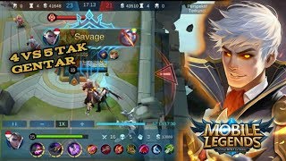 ALUCARD 4 vs 5 Tak Ada GENTARNYA !!!!!!!