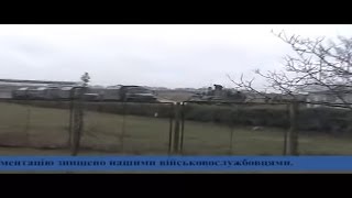 Ukraine War - Russian troops encircle Ukrainian military airfield Belbek in Crimea Ukraine