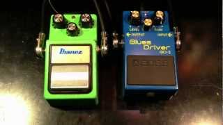 Vintage Ibanez TS9 vs Boss Blues Driver BD-2