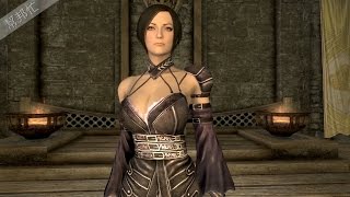 Skyrim SE 上古卷軸V：重製版 MOD 服裝 85.Vampire leather armor set CBBE/UNP身形