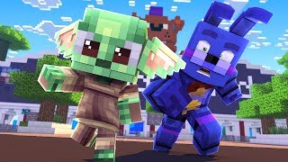 Minecraft FNAF 7 Pizzeria Simulator - BABY YODA VISITS FREDDY LAND! (Minecraft Roleplay)