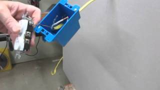 How install an electric outlet in an existing wall