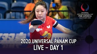LIVE Day 1 - Afternoon | ITTF 2020 Pan Am Cup