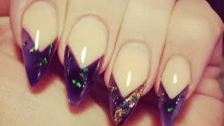 How to do acrylics at home - Crushed Opal