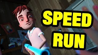 HELLO NEIGHBOR HIDE & SEEK STAGE 4 Speed Run