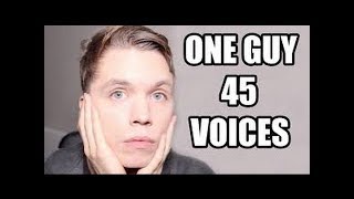 One guy,45 voices roomie vs the artist