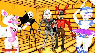 АНИМАТРОНИКИ ПРОТИВ ОХОТНИКА КАРТА БЕНДИ FNAF ► Garry's Mod