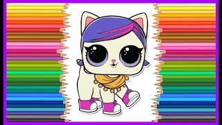 LOL SURPRISE PETS SERIES 3 Su-prr Kitty ! РАСКРАСКА КОТИКА СУПЕР БИБИ ЛОЛ СЮРПРИЗ ТРЕТЬЯ СЕРИЯ