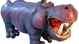 Paper Mache Hippo