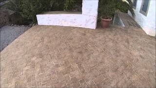 Куда применить старый кирпич? Вымащиваем площадку / Where to use old bricks? Pave area