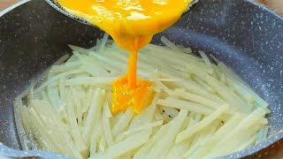 【小穎美食】早餐別出去買，教你懶人做法，土豆加雞蛋，5分鐘出鍋，太香了