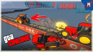 Не обычный скилл тест на тракторах! Гта 5 - Макота gta 5