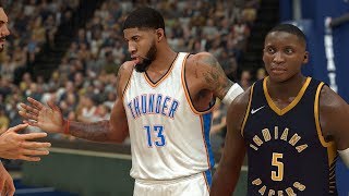 NBA 2K18 Rosters PC │Thunder vs Pacers│Paul George Back in Indiana!