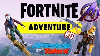 Fortnite Adventures (stop motion) Part 5 - Americas Got Talent Avengers Style