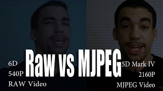 Raw vs 4K MJPEG - Which is Bigger and/or Better???