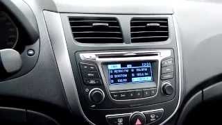 HYUNDAI Solaris 2014   звук штатной магнитолы