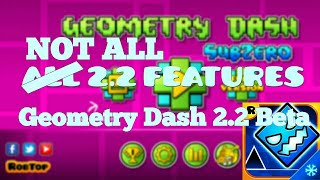 Geometry Dash 2.2 (Beta) Editor preview [Not everything]