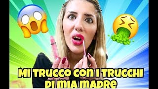 MI TRUCCO CON I TRUCCHI DI MIA MADRE! #CHEDISAGIO! -Saretta❤