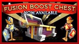 Knights and Dragons - "CHEST OPENING" 11 Fusion Boost Chests! NEW Fusion Boosts Chests!
