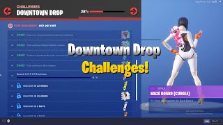 Search ONFIRE Letters Guide! - Fortnite Downtown Drop Challenge Guide!