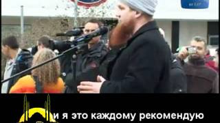 Молодой христианин беспокоит исламскую лекцию Abu Hamza !
